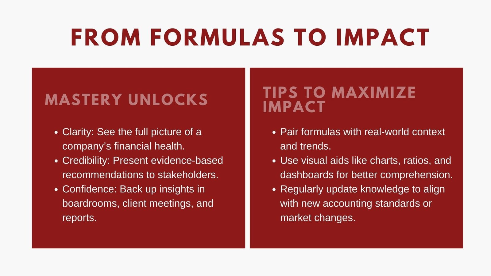 Essential Finance Formulas for Analysts A Complete Guide