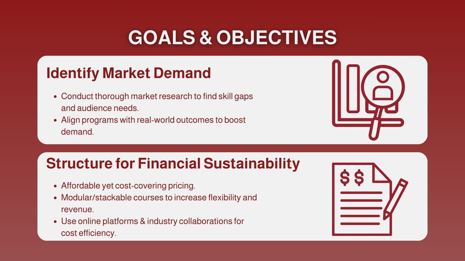 Master Finance Program Risk Reporting